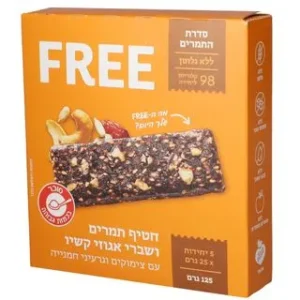 חטיף פרי תמרים ואגוזי קשיו (כתום)