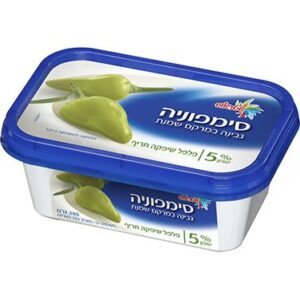 גבינת סימפוניה עם פלפל שיפקה 5% שומן