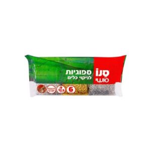 כריות לניקוי כלים סנו שישייה