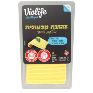 גבינה צהובה טבעונית טבעי ויולייף 200 גרם