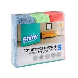 מטליות לרצפה מיקרופייבר SHINY