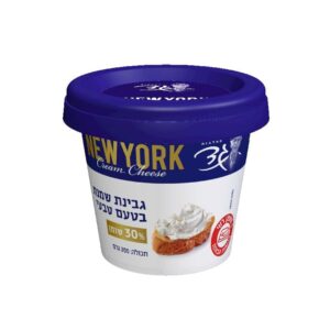 גבינת ניו יורק טבעי 30% 200 גרם