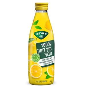 מיץ לימון טבעי יד מרדכי 250 מ"ל