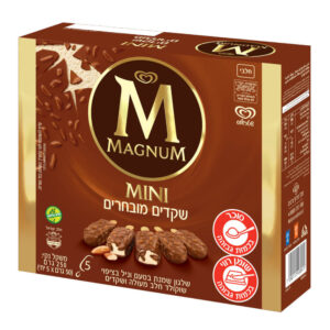 מאגדת מיני מגנום שקדים מובחרים