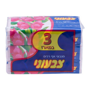 מארז 3 טישו לאף לילי צבעוני