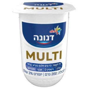 יוגורט דנונה מולטי 3% שומן