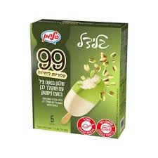 מאגדת גלידל וניל פיסטוק 99 קלוריות