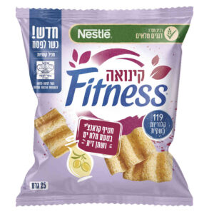 חטיף פיטנס קינואה מולטי גרין מלח ים ושמן זית (סגול)