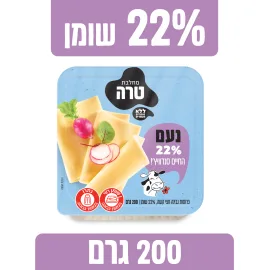 גבינה צהובה טרה 22% 200 גרם