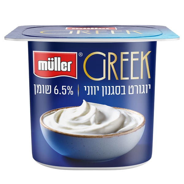 מולר יוגורט בסגנון יווני 6.5% 130 גרם